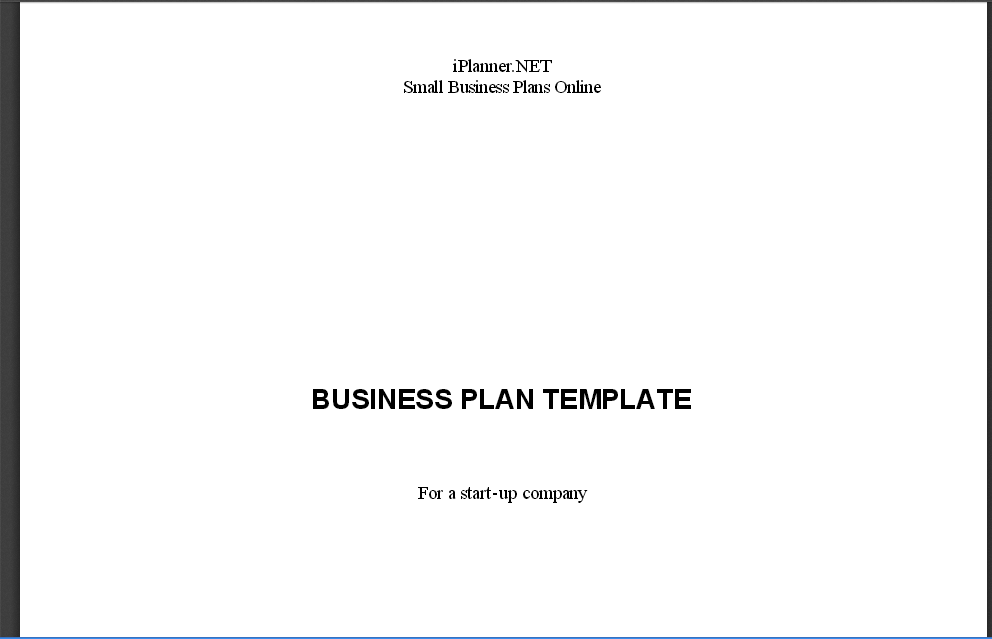 micro enterprise business plan