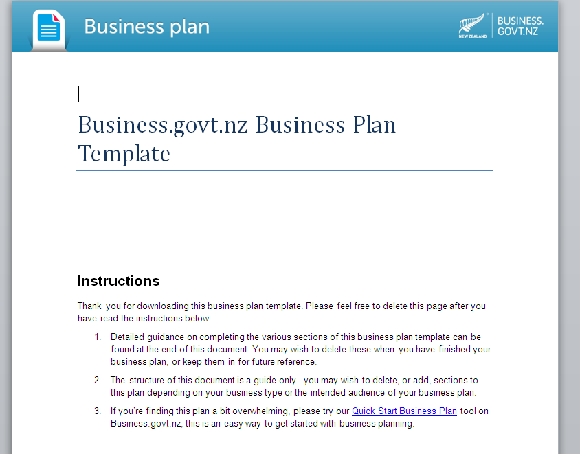 Service Business: Example Business Plan