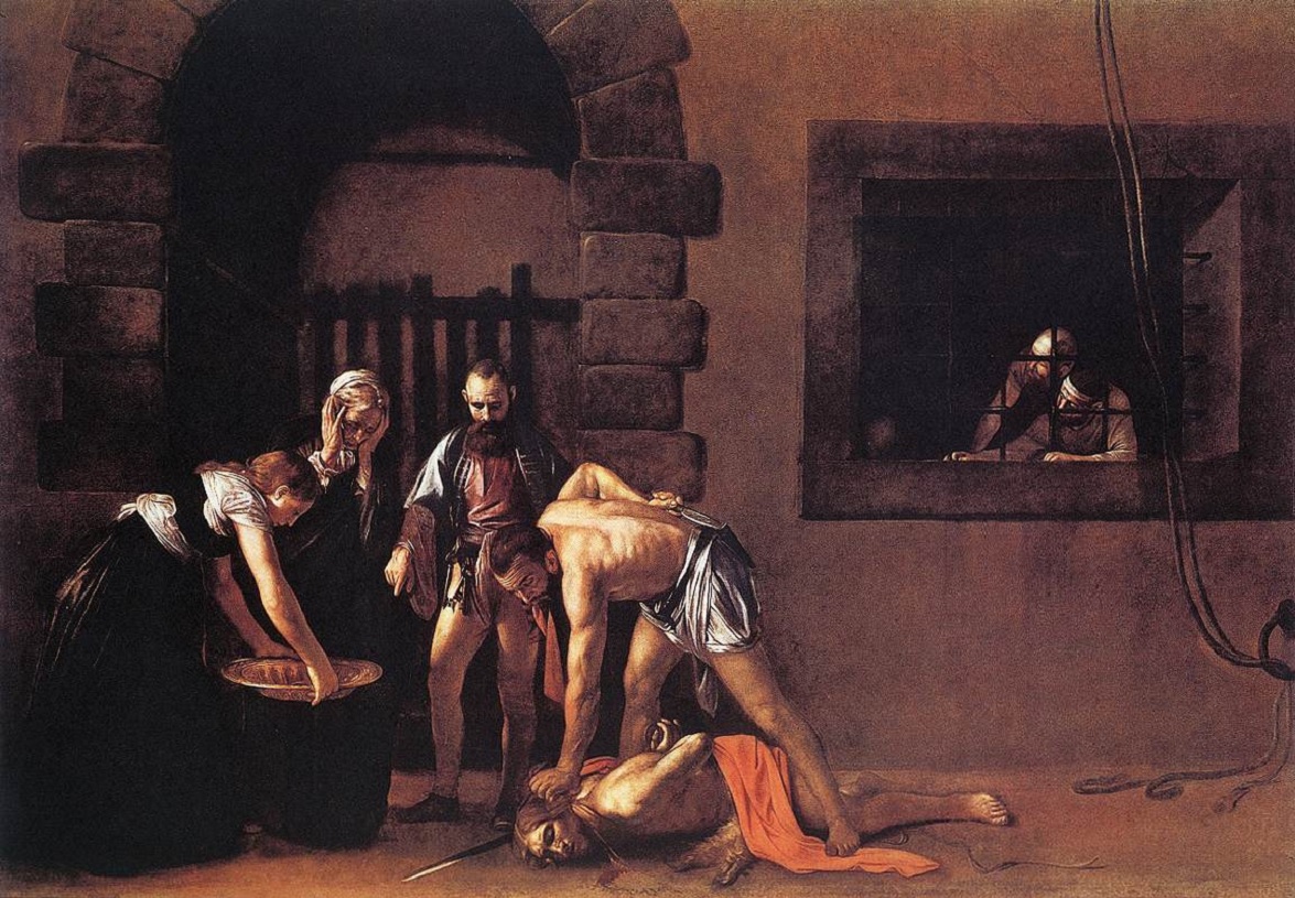 Beheading of Saint John the Baptist caravaggio