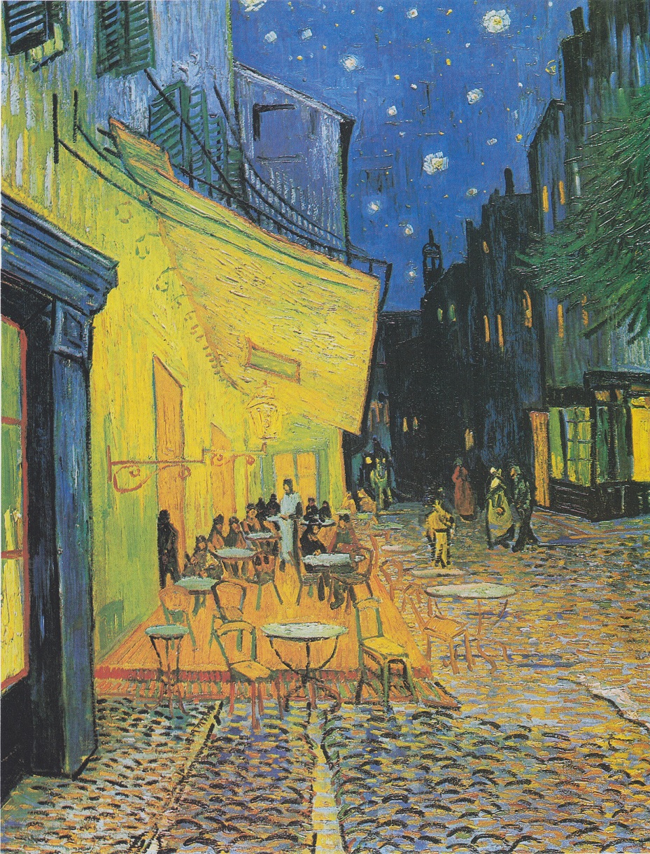 Cafe Terrace at Night van gogh painting