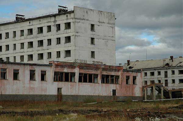 Kadykchan destroyed building