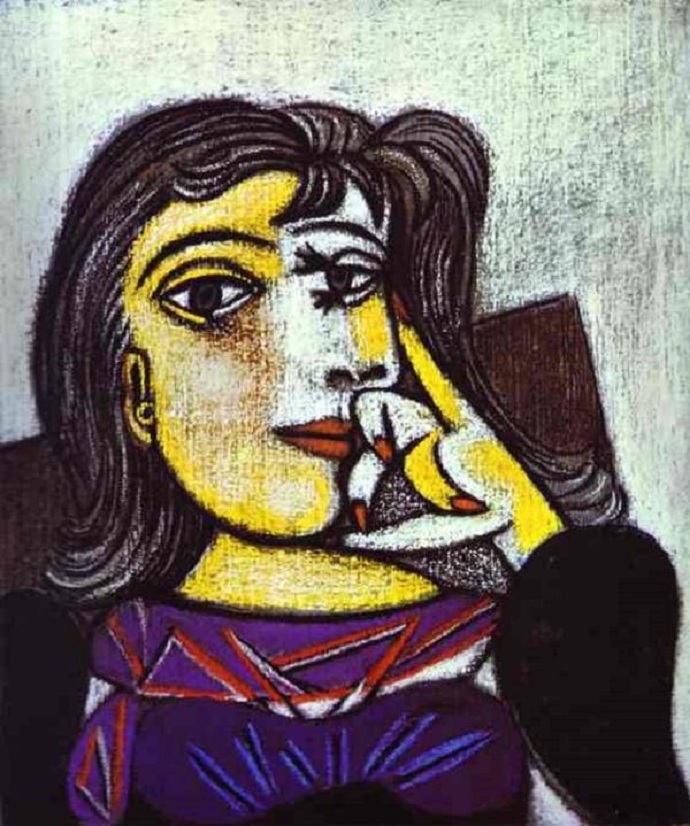 Portrait of Dora Maar pablo picaso