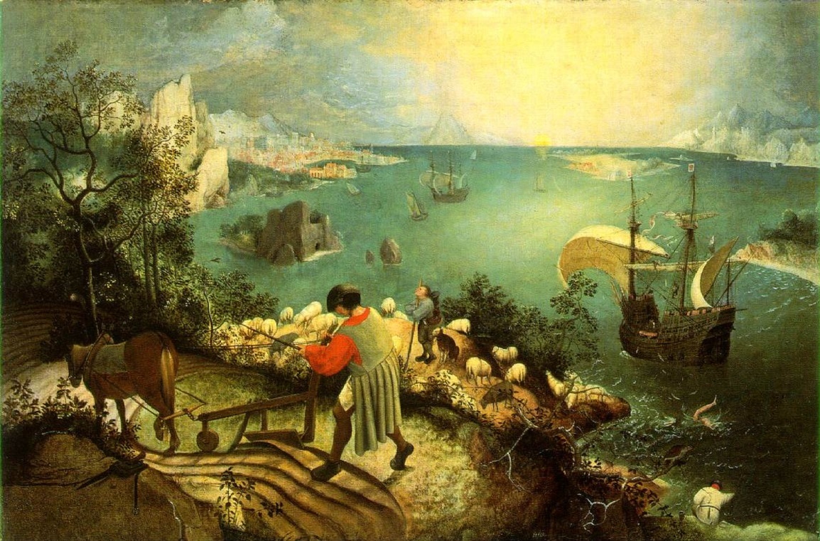 landscape with the fall of icarus pieter bruegel