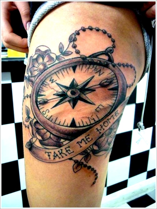 A Compass Tattoo With a Strong Message