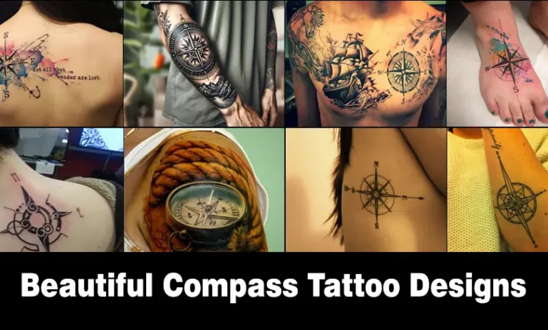 Beautiful Compass Tattoo Designs and Meanings