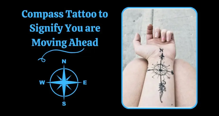 Compass Tattoo to Signify You are Moving Ahead
