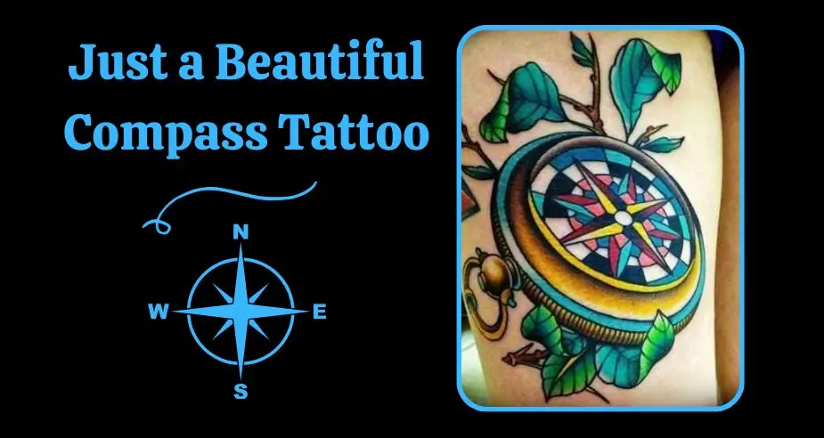 Just a Beautiful Compass Tattoo