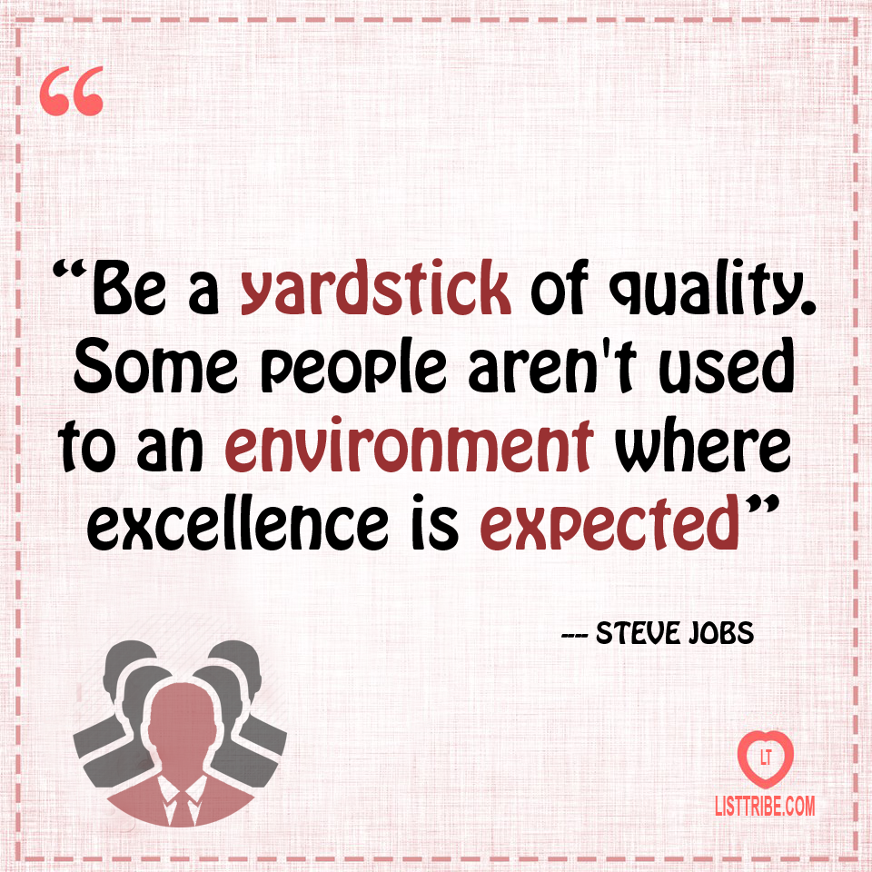 steve job's quote regarding the Leadership.