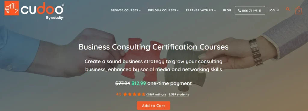 Cudoo: Business Consulting Certification Courses