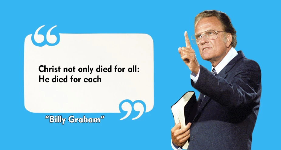 Christ not only died for all He died for each