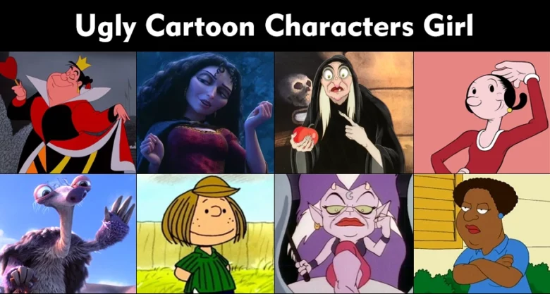 Ugly Cartoon Characters Girl