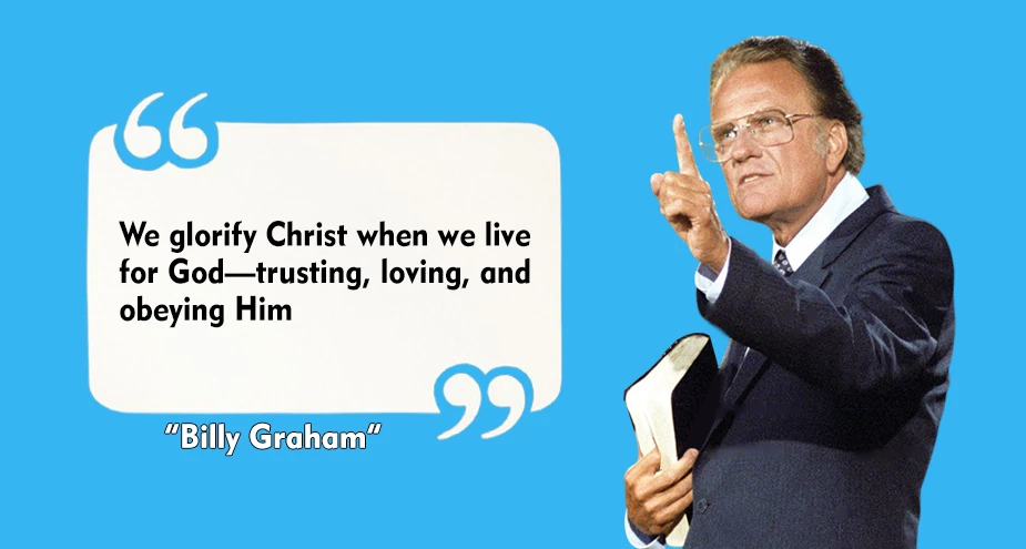 We glorify Christ when we live for God—trusting, loving, and obeying Him