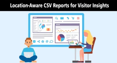 Location-Aware CSV Reports for Visitor Insights