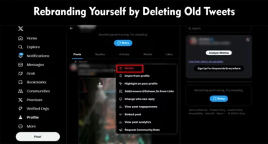 Deleting Old Tweets