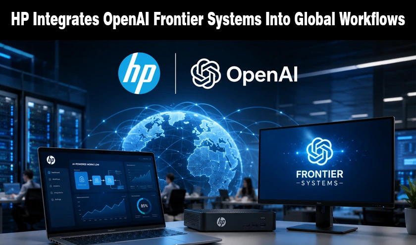 HP Integrates OpenAI Frontier Systems Into Global Workflows news banner for WiseToast.com.