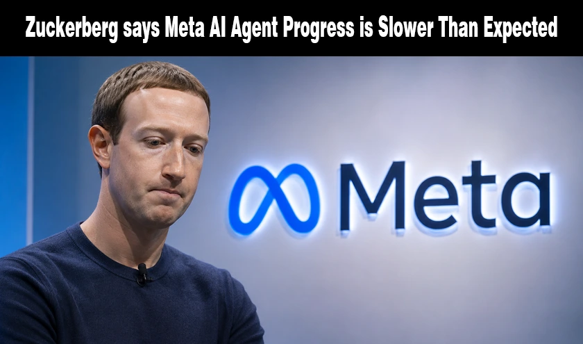 Zuckerberg says Meta AI Agent Progress is Slower Than Expected news banner for WiseToast.